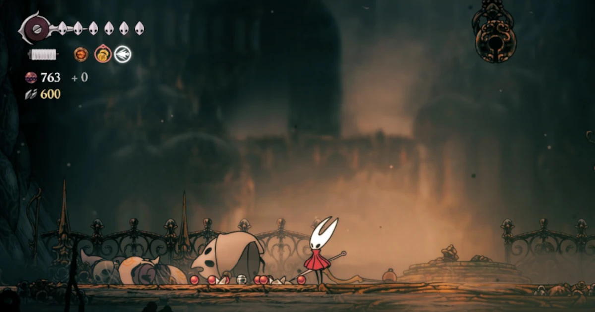 《空洞騎士：絲綢之歌》Hollow Knight: Silksong 攻略：後期第二幕「聖堡地圖」刷錢點推薦場所