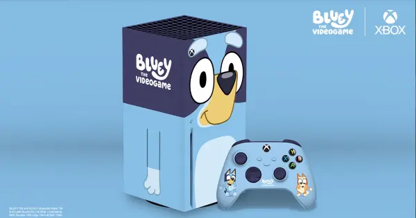 Xbox Series X 搭配《妙妙犬布麗： 電玩版》遊戲推出特別款主機