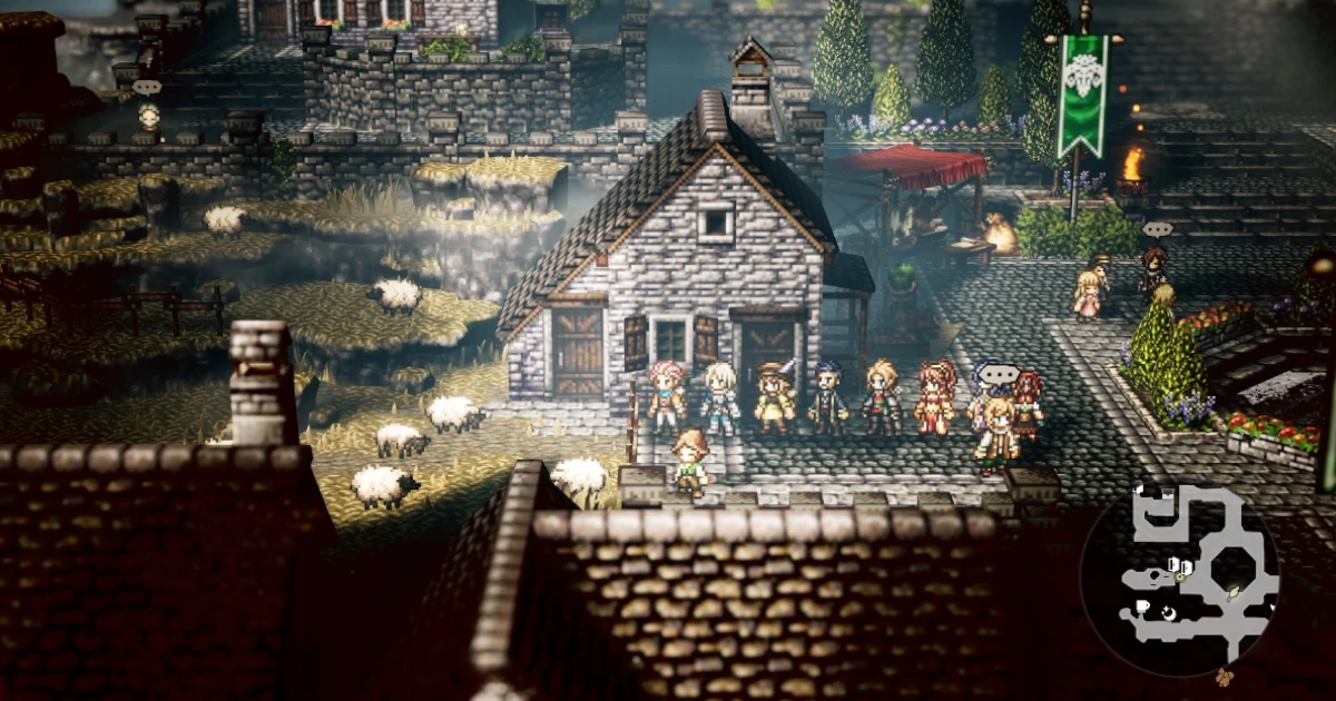 《歧路旅人0》推薦賺錢方式攻略之二： 利用剛剪下的羊毛賺取高額金錢