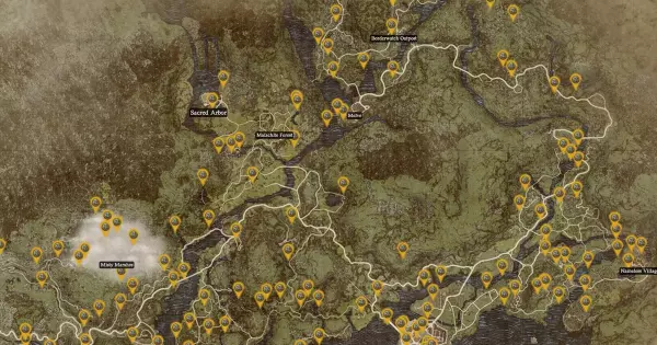 《龍族教義 2》攻略：探求之證 全240個位置（上） 圖片來源：https://www.gamerguides.com