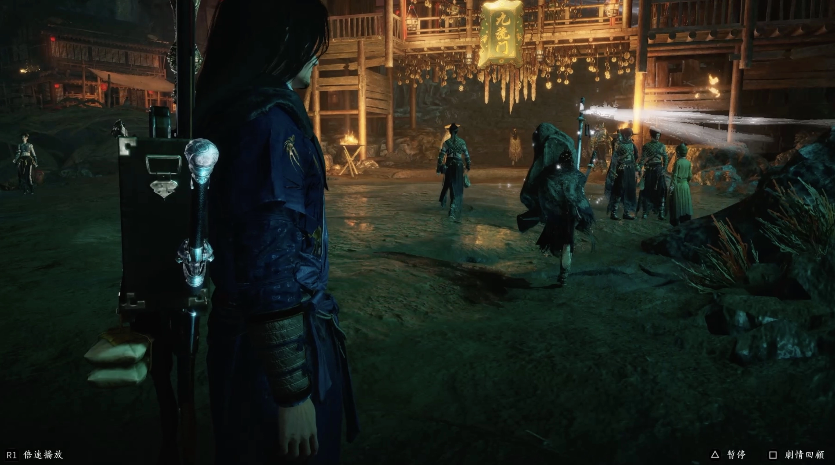 一抵達「九流門駐地」,就發現連界碑都可以是假的,看來這裡要四處小心別上當