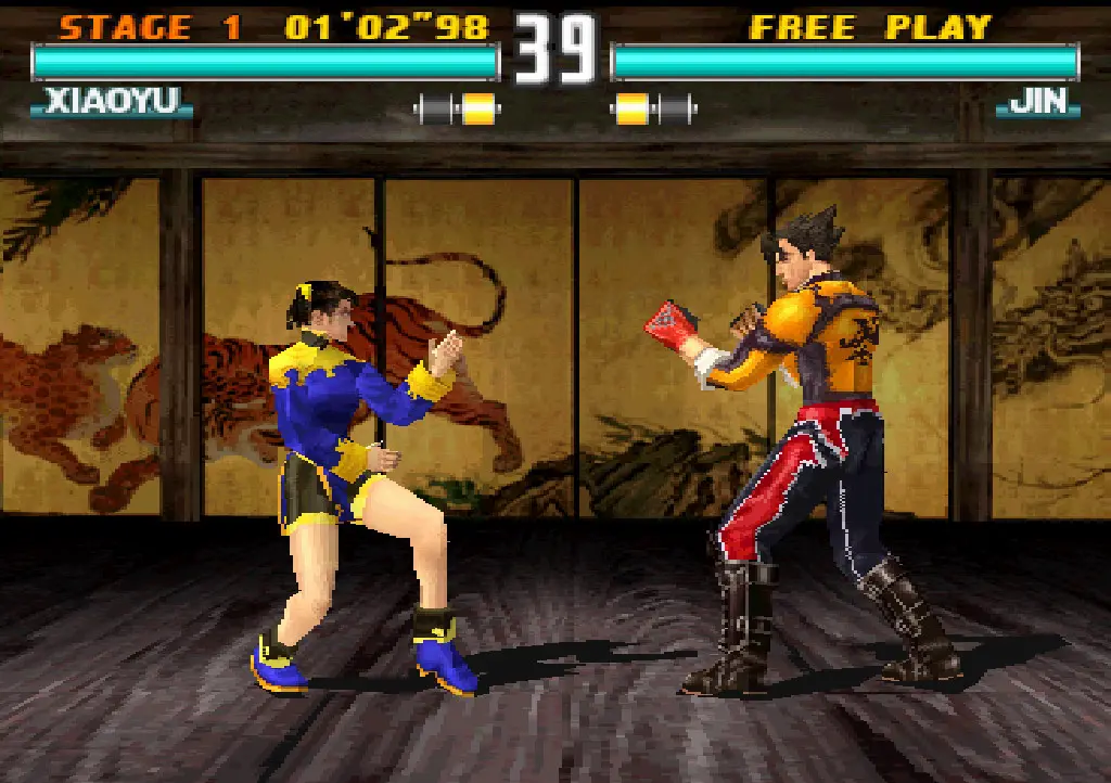 PS家用版《鐵拳3》的遊戲畫面