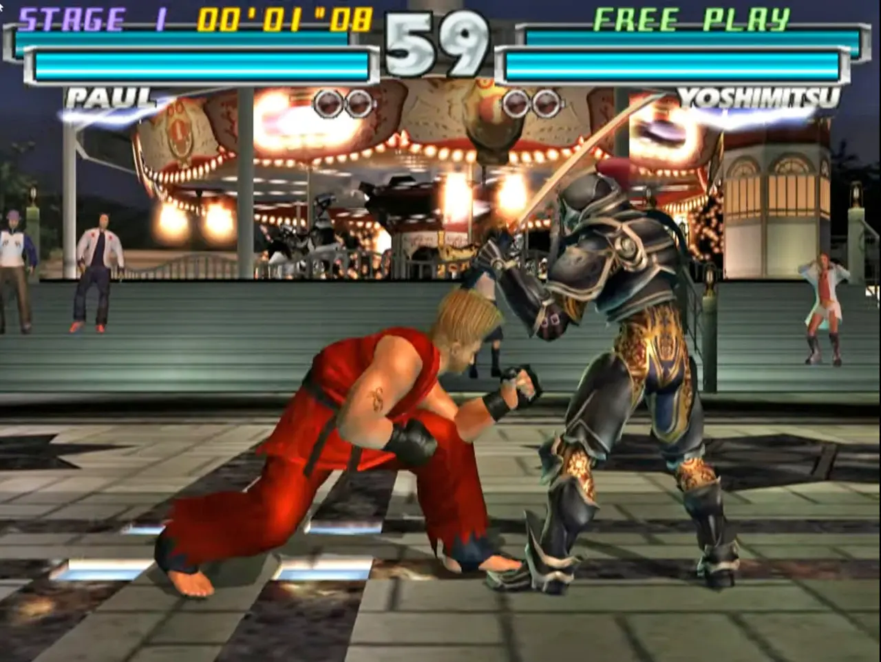 由於PS2主機性能較強的關係，家用版《鐵拳TAG Tournament》在圖像與動作上，比大型電玩版更加出色