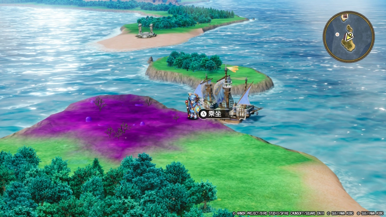 中期推薦挖掘點：蘿蕾西亞南方祠堂的南邊小島 必須先入手船隻才能來