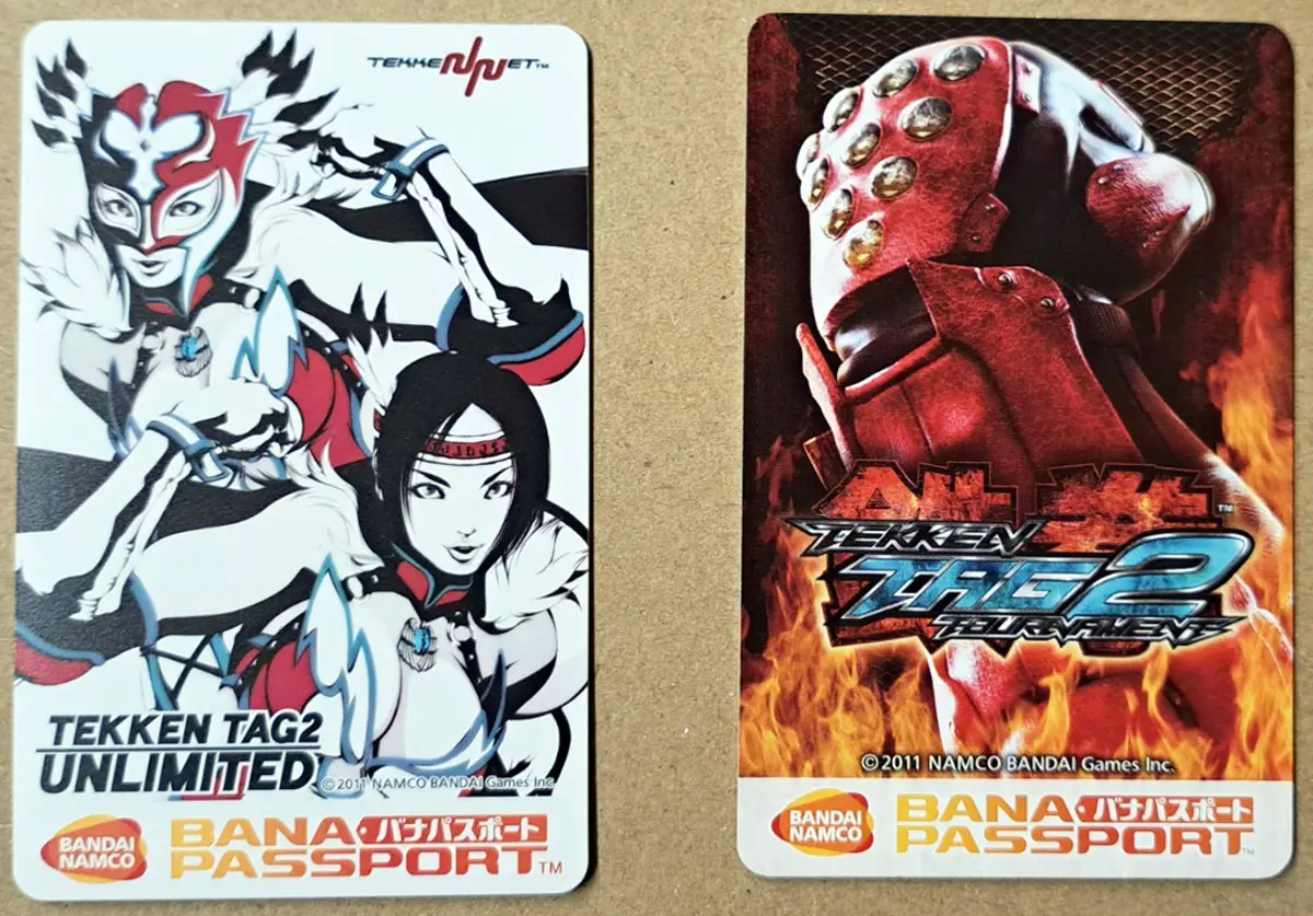 《鐵拳》玩家必讀的回顧系列：鐵拳 TT2 採用了新的 IC卡 在記錄玩家各項數值「BANA Passport Card」
