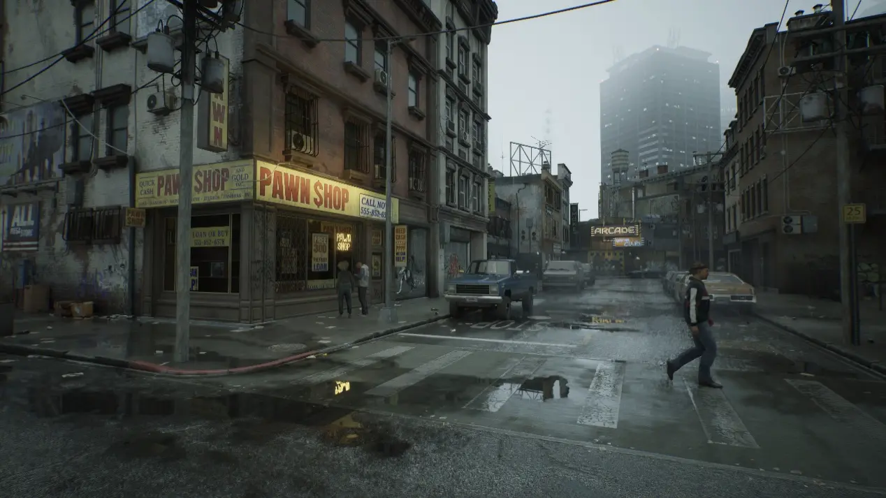 《機器戰警：惡棍都市》Robocop :Rogue City：荒涼破敗的底特律街頭
