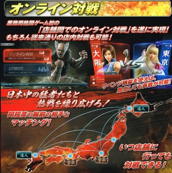 《鐵拳》玩家必讀的回顧系列：《鐵拳 7》的大型電玩版在宣傳時，特別強調各地店鋪網路對戰