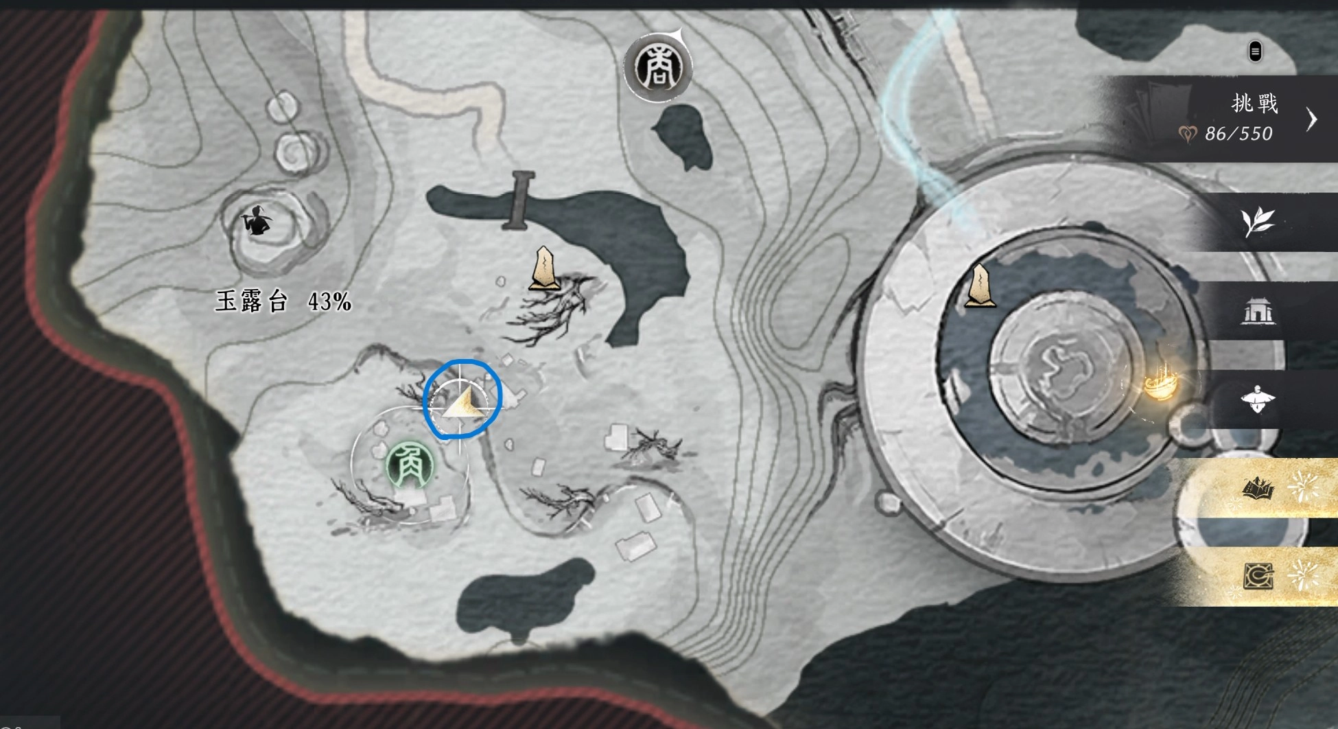 NPC何夜光位置圖