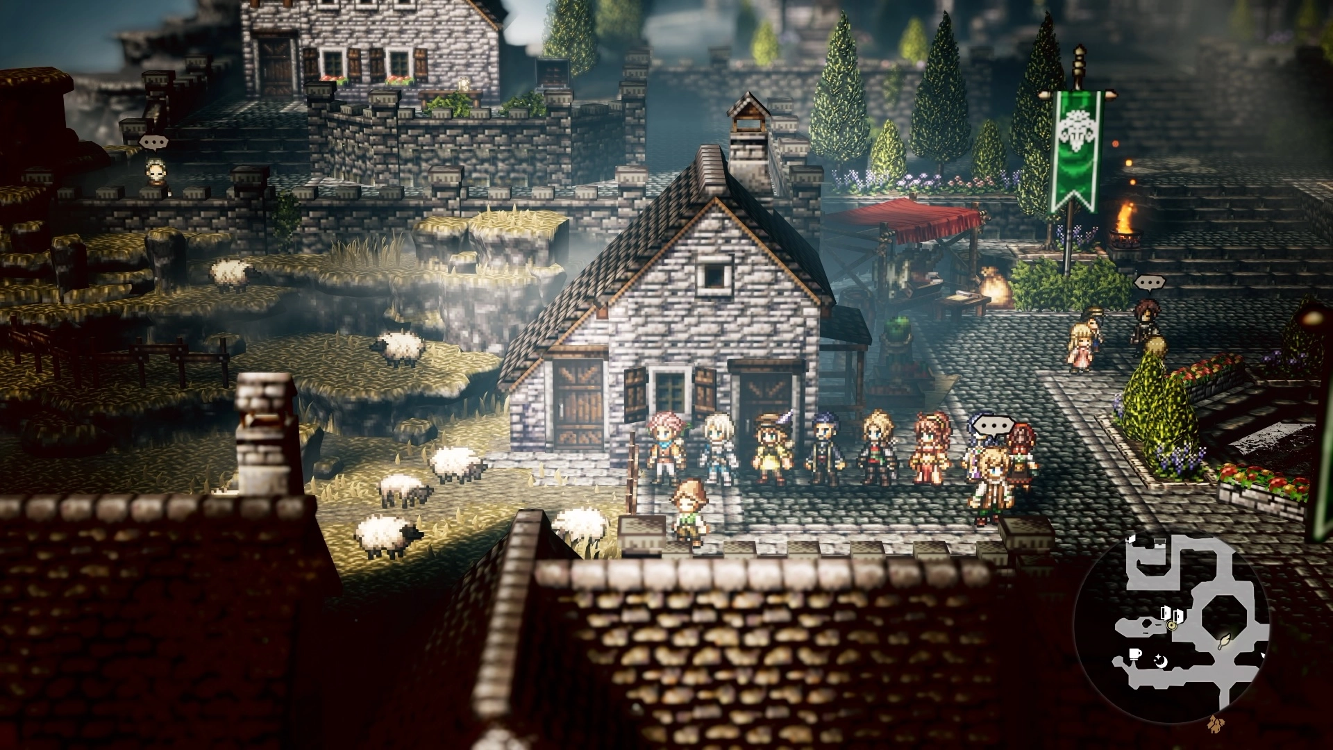 《歧路旅人0》推薦賺錢方式攻略之二: 利用剛剪下的羊毛賺取高額金錢