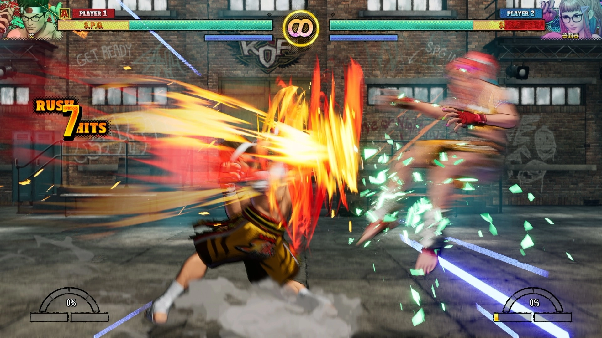 螺旋肘擊在這個版本,可以有追加的攻擊