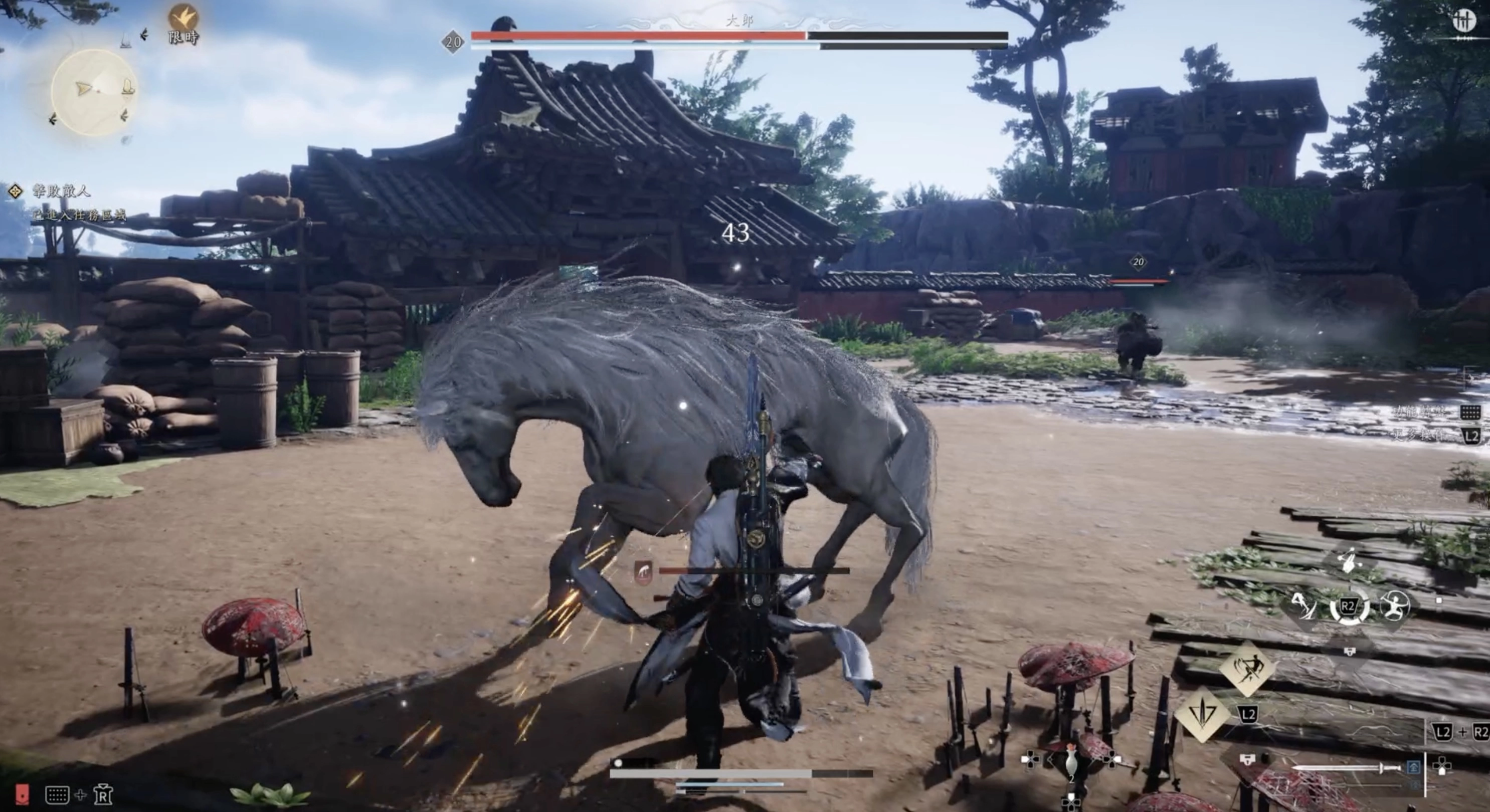 燕雲十六聲敵人也相當強悍，會使出各種多樣化的招式