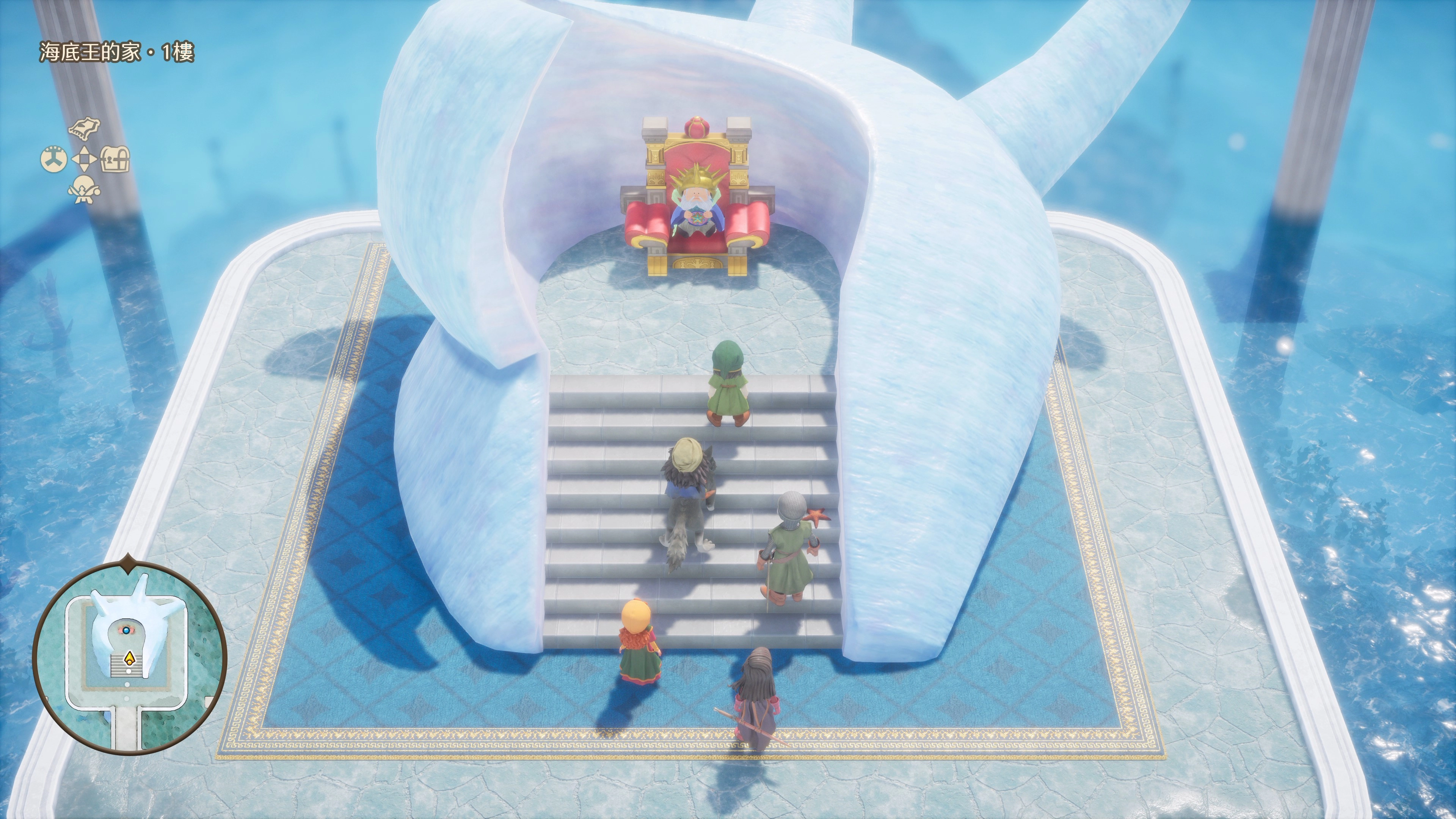 勇者鬥惡龍7重製版(Dragon Quest 7 Reimagined) 攻略 珊瑚洞窟過去與現在的金色石板拿法