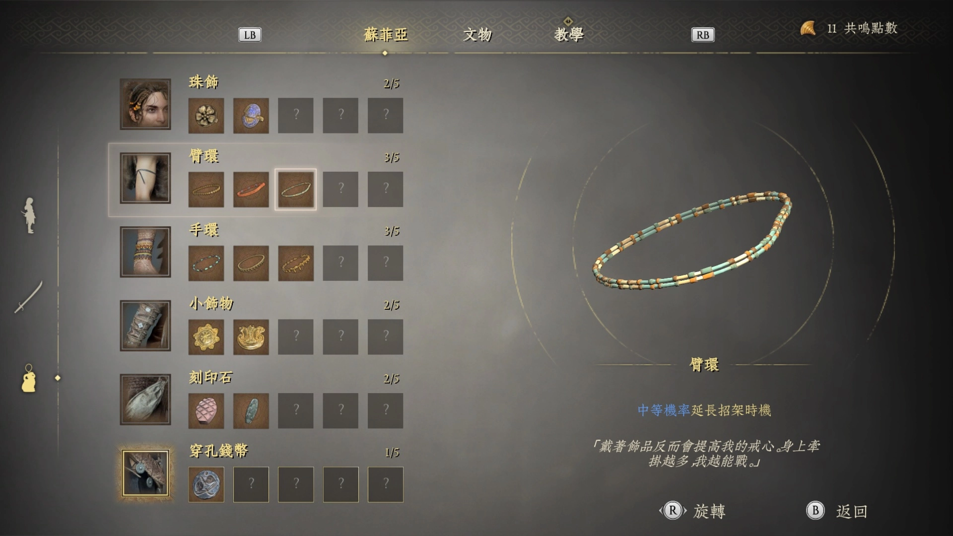 護身符：臂環3
